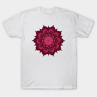 Mandala Love - Rosy Heart T-Shirt